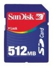 sandisk 512 mb sd card