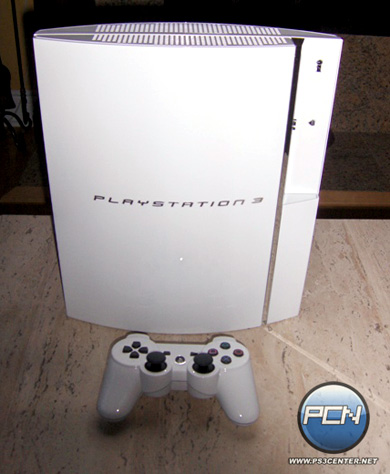 white playstation 3
