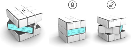 rubik cube mp3 player concept